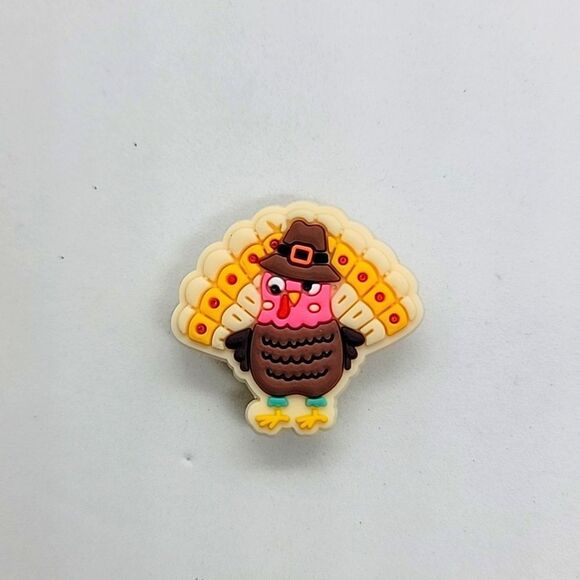 🎈5/$10🎈 PATCHES..CROC CHARMS.. Thanksgiving.. turkey.. fall.. - Picture 1 of 1